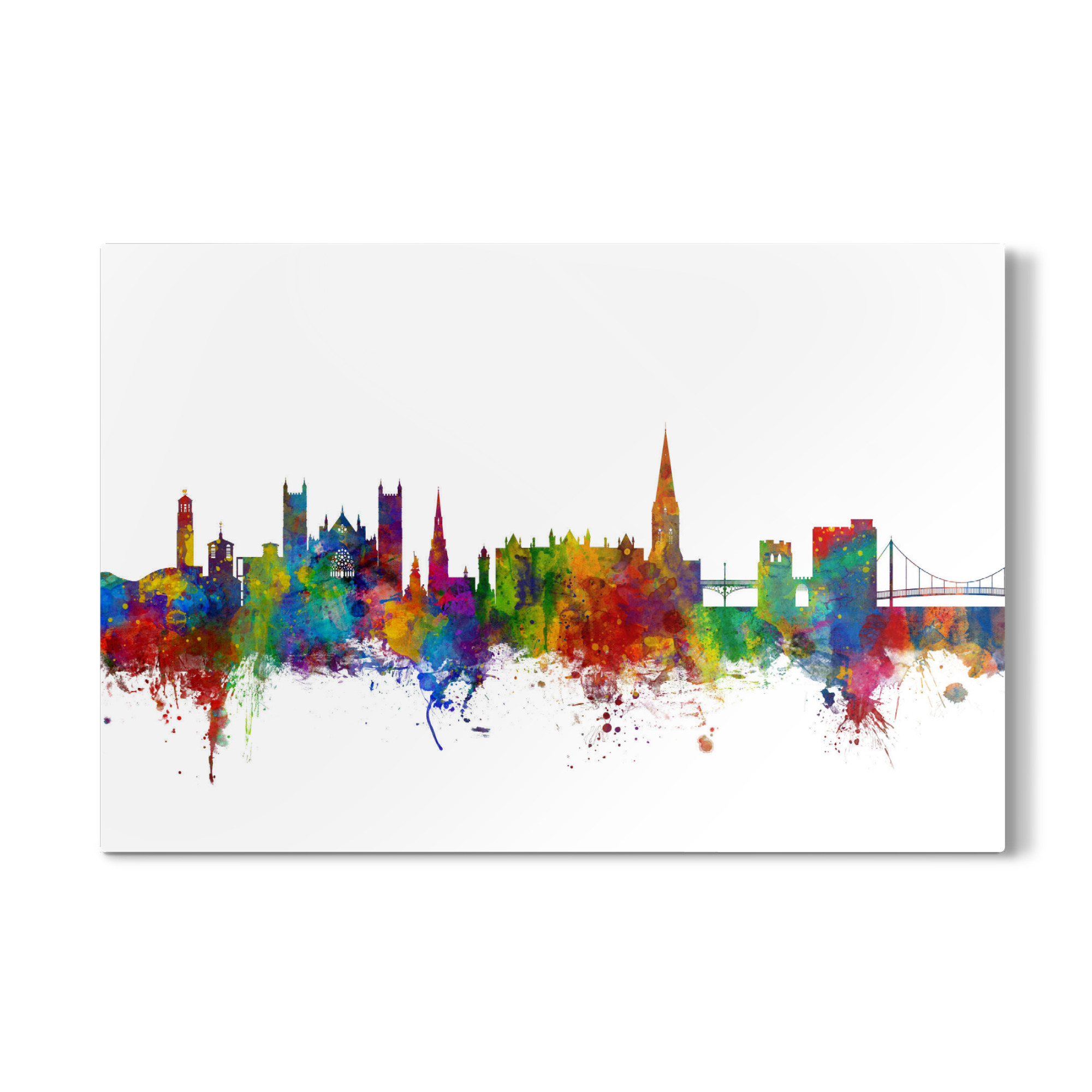Galerie-Print "Exeter England Skyline" 75x50 cm artboxONE