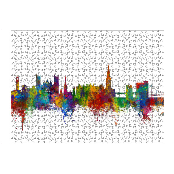 artboxONE Puzzle "Exeter England Skyline" artboxONE - Städte,Reise