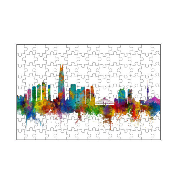 artboxONE Puzzle "Seoul Skyline South Korea 2" artboxONE - Städte,Reise