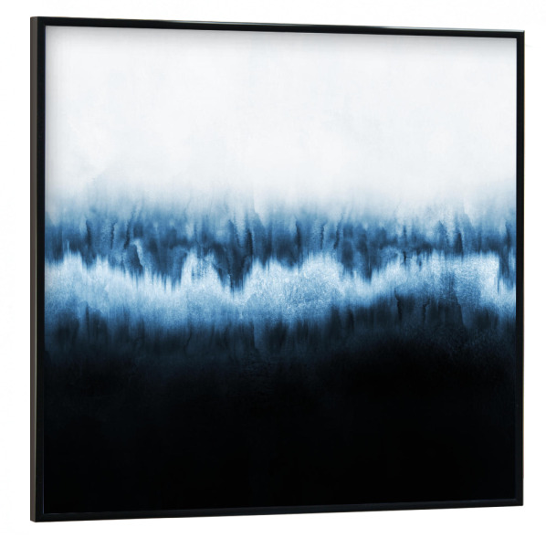 Poster mit schwarzem Rahmen 30x30 cm "Forest Of Frost" artboxONE - Abstrakt