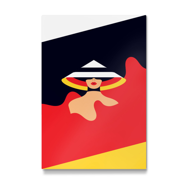 Galerie-Print "Peak of Fashion - red, yellow, black" 30x20 cm artboxONE