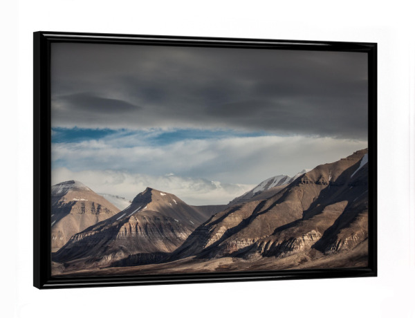 Poster mit schwarzem Rahmen "Spitzbergen I" artboxONE - Natur