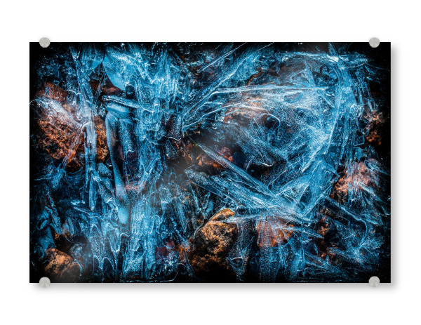 Acrylglasbild "Eiskunst XXXIII" artboxONE - Natur,Abstrakt