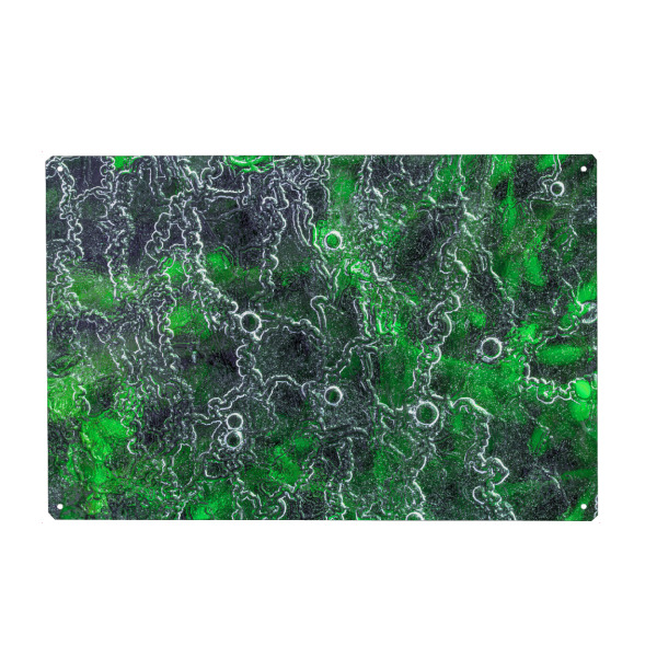 Metall Poster "Eiskunst XXXII" artboxONE - Natur,Abstrakt