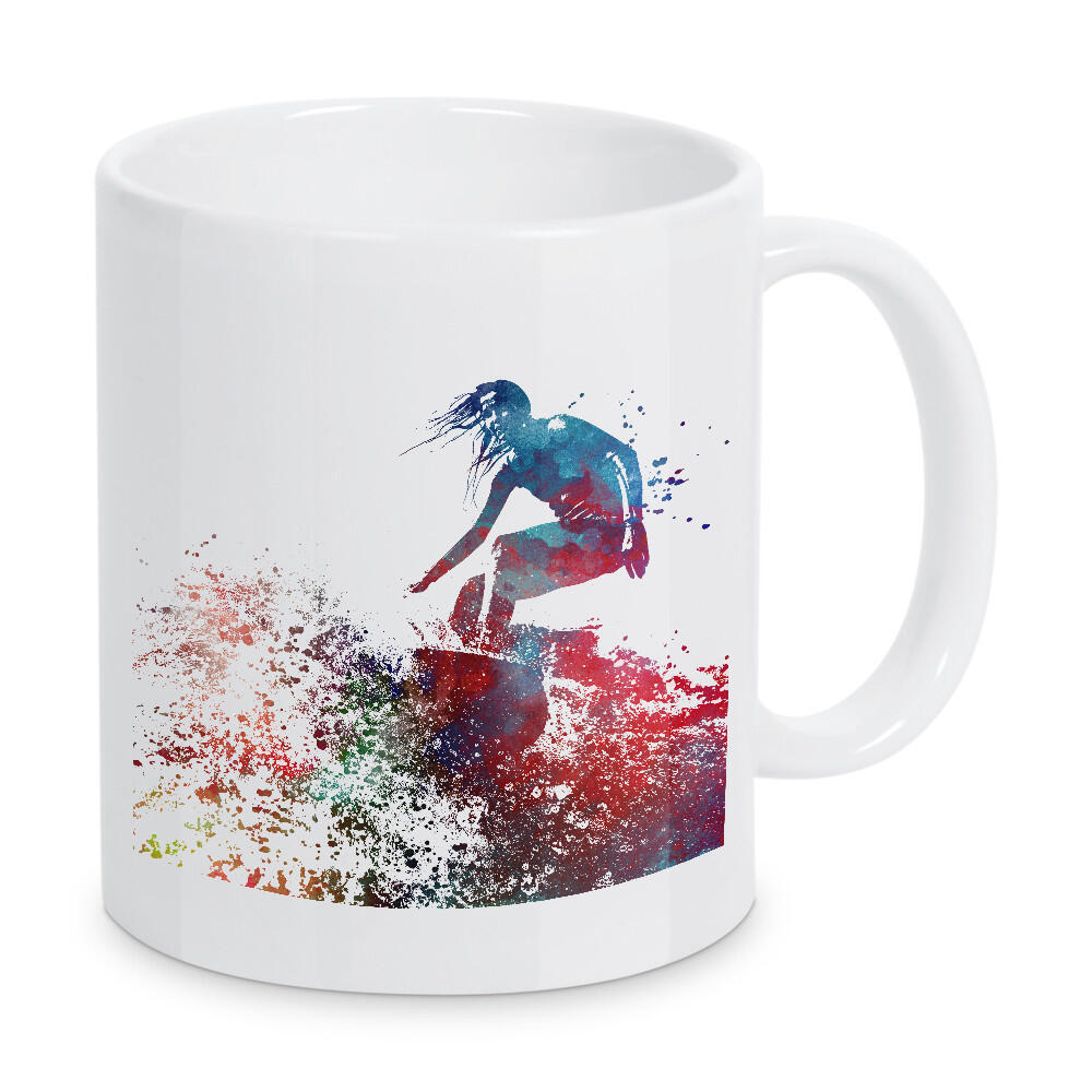 Tasse "Surfen im Sommer" artboxONE - Sport,Sport / Sommerspiele - Sommer,Surfen,Surfer,Surfen,Sport