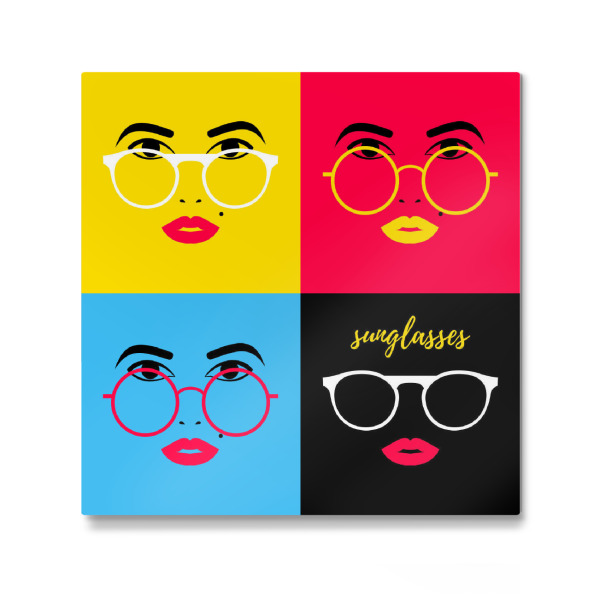 Galerie-Print "Sunglasses for the Lady" 30x30 cm artboxONE