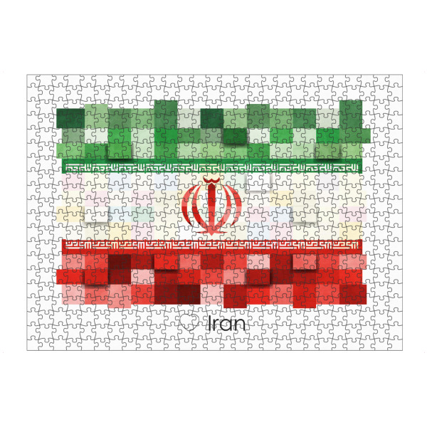 artboxONE Puzzle "Iran Flag" artboxONE - Reise,Reise / Länder