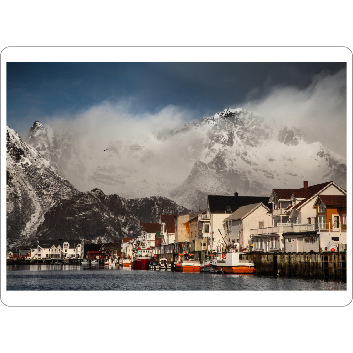 Tischset "Lofoten Village" artboxONE - Natur,Reise,Architektur