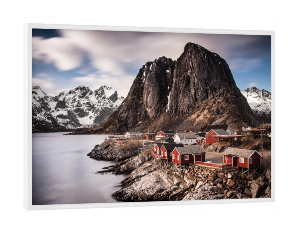 Poster mit weißem Rahmen "Lofoten" artboxONE - Natur,Reise