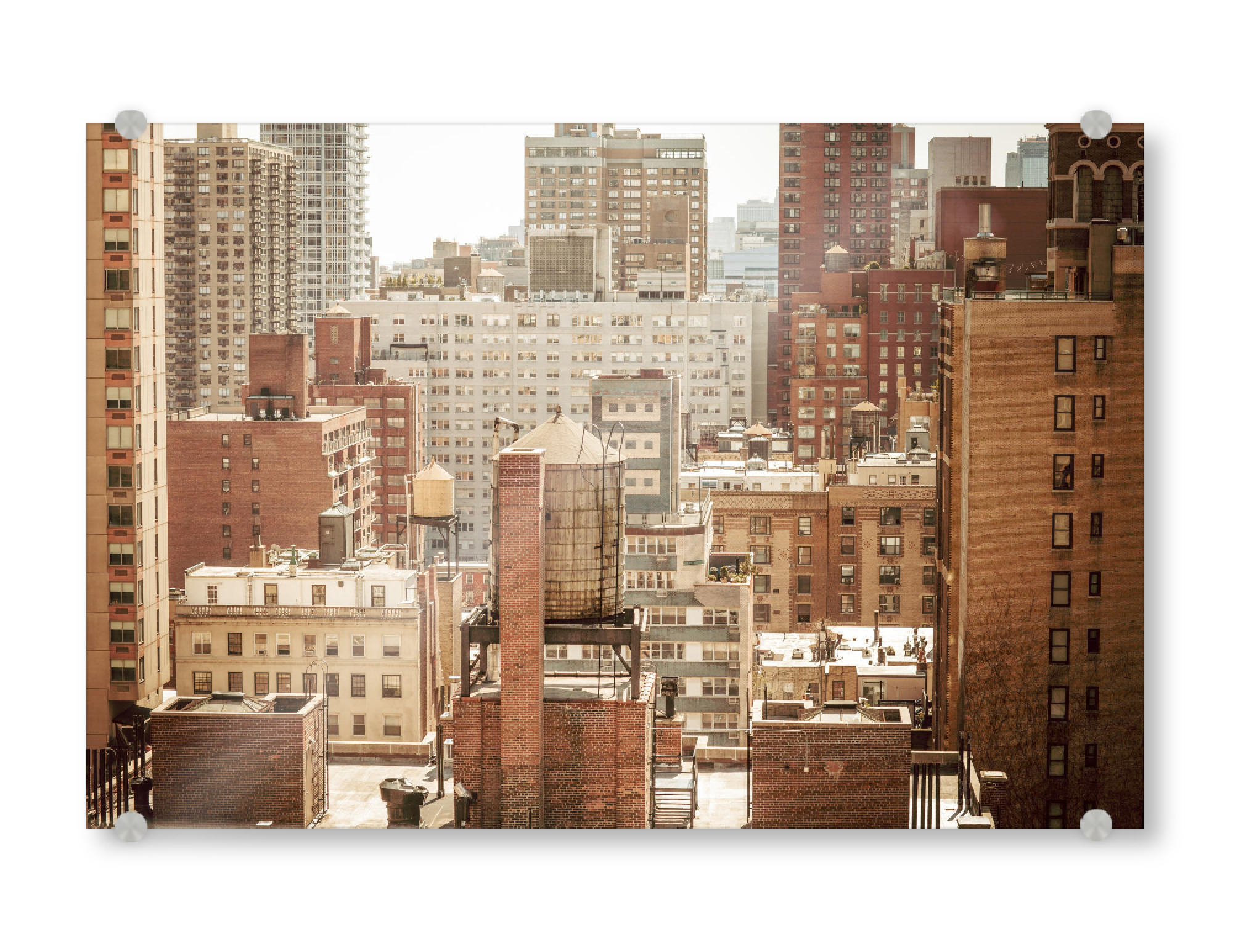 Acrylglasbild "NEW YORK YORK CITY ROOFTOP" artboxONE - Städte,Städte / New York,Reise,Reise / Länder