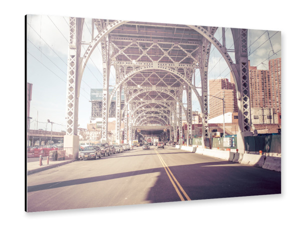 Alu-Dibond "RIVERSIDE BRIDGE, NYC" 30x20 cm artboxONE