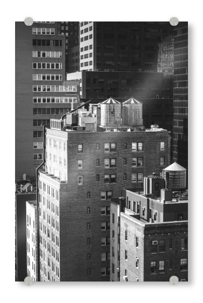 Acrylglasbild "NEW YORK CITY 8" artboxONE - Städte,Städte / New York,Reise,Schwarzweiß