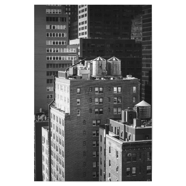 Poster 30x20 cm "NEW YORK CITY 8" artboxONE - Städte,Städte / New York,Reise,Schwarzweiß