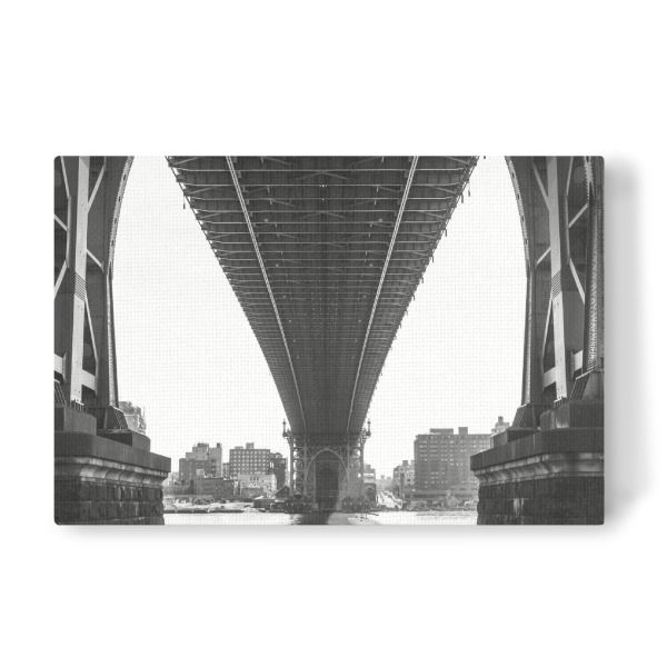 Leinwandbild "QUEENSBORO BRIDGE, NYC" artboxONE - Städte,Städte / New York,Reise,Schwarzweiß,Architektur,Reise / Länder