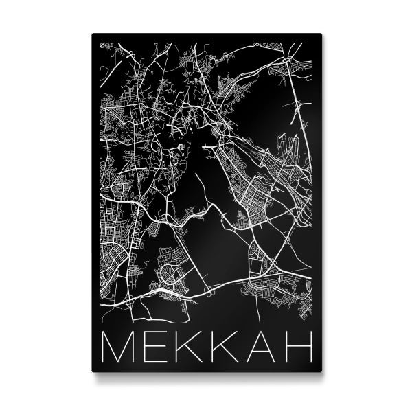 Galerie-Print "Retro Map of Mekkah Saudi Arabia" 30x20 cm artboxONE