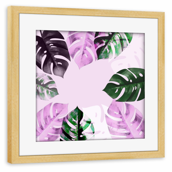 Poster mit Rahmen kiefer "Tropical" artboxONE - Natur,Floral