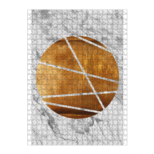 artboxONE Puzzle "Circle 04" artboxONE - Natur,Abstrakt,Geometrie - Kreis,Kupfer,Marmor,Geometrisch,Muster,Abstrakt,Moderne kunst - Bild Kreis