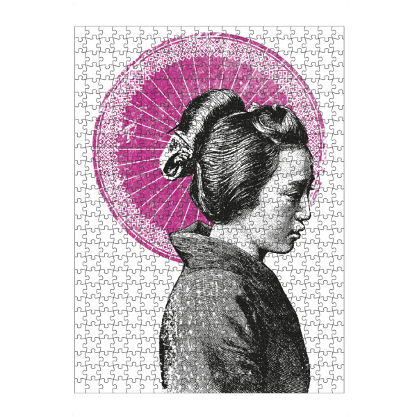 artboxONE Puzzle "Geisha" artboxONE - Menschen,Schwarzweiß,Fashion,Reise / Asien