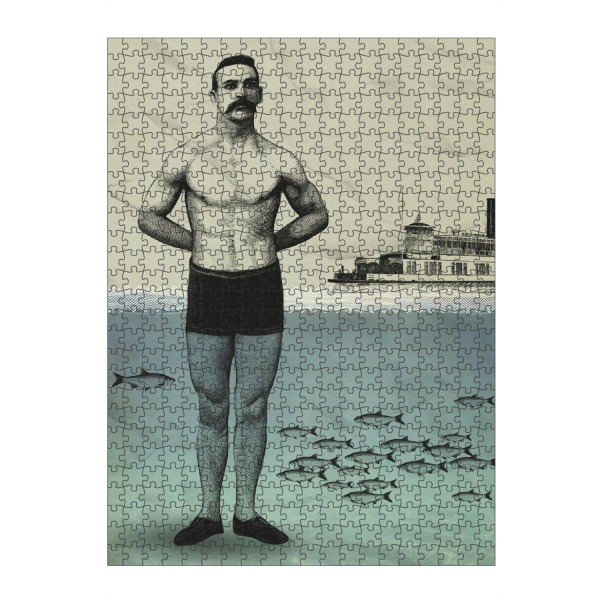 artboxONE Puzzle "Beachboy" artboxONE - Natur,Menschen,Reise / Strand und Meer
