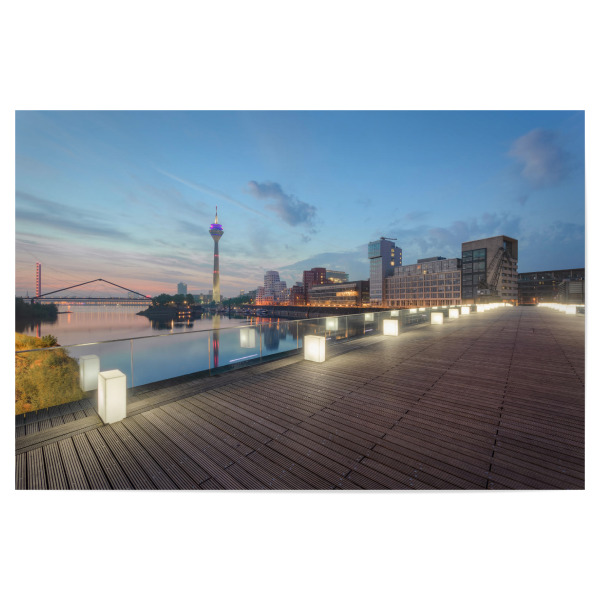 Poster "Medienhafen Düsseldorf 3" artboxONE - Reise,Städte / Düsseldorf