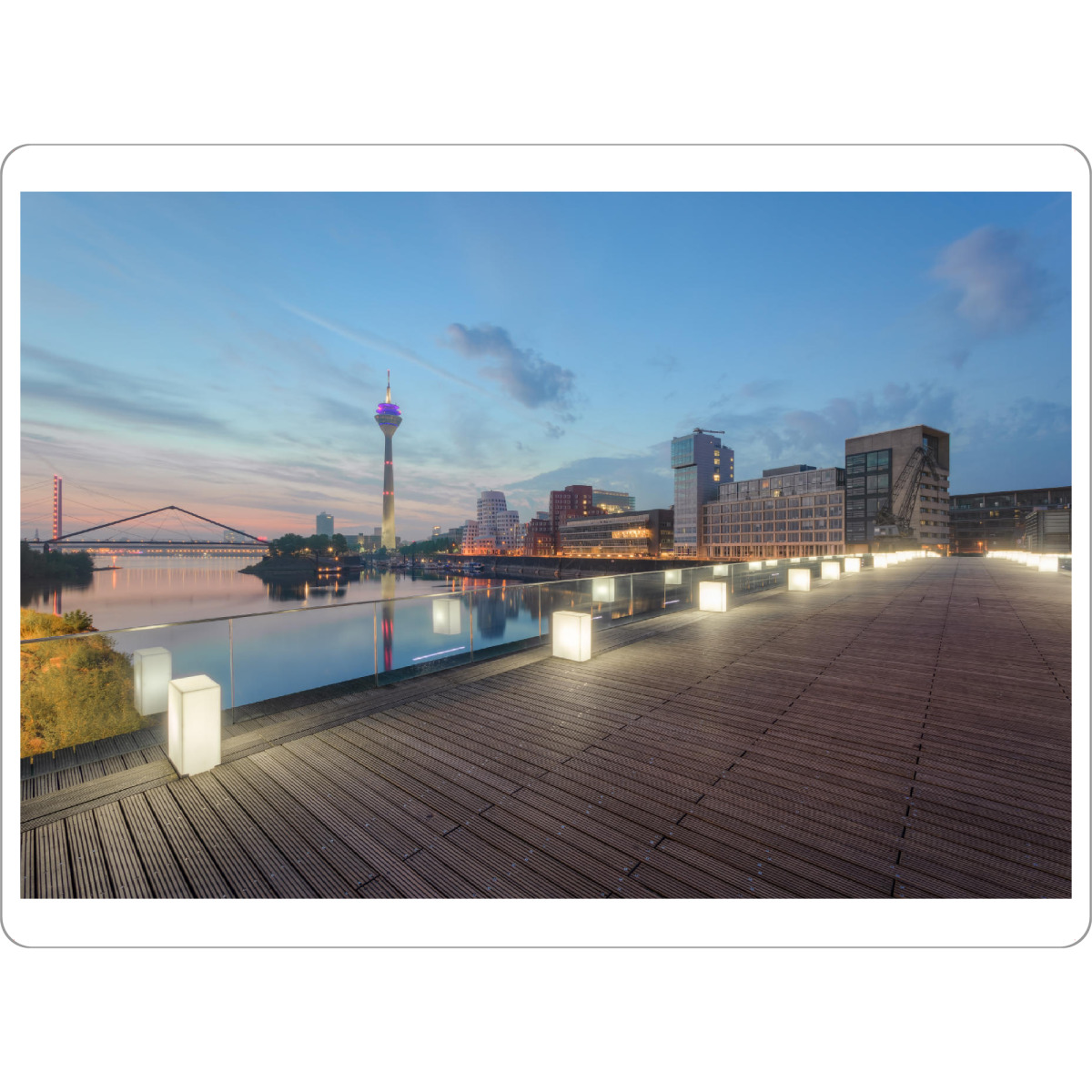 Tischset "Medienhafen Düsseldorf 3" artboxONE - Reise,Städte / Düsseldorf