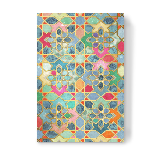Leinwandbild "Gilt & Glory Moroccan Mosaic" artboxONE - Geometrie