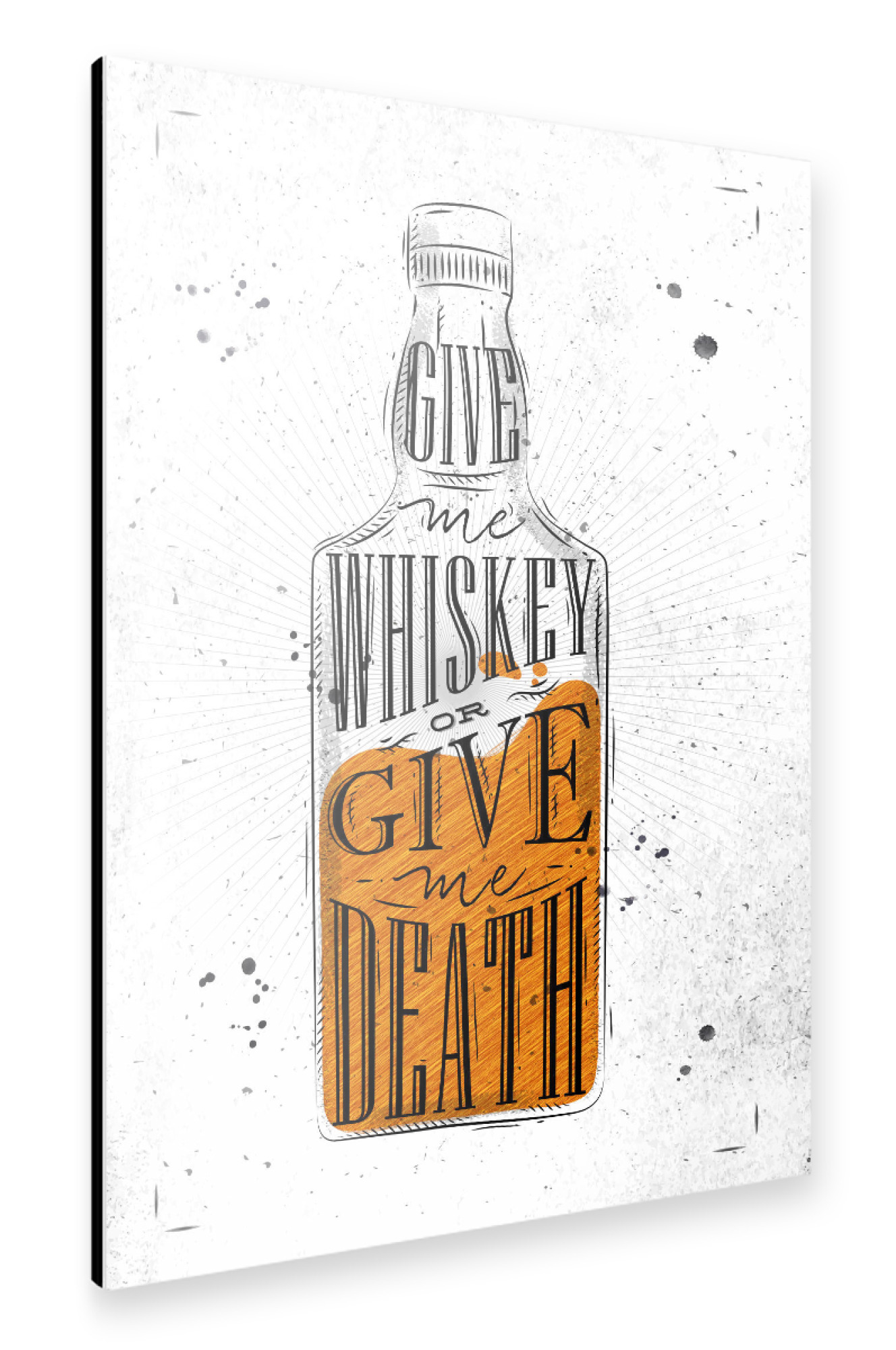 Alu-Dibond "Alter Whisky 2" 30x20 cm artboxONE