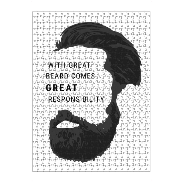 Puzzle Ravensburger "Responsibility" artboxONE - Menschen,Schwarzweiß,Fashion,Für Papa,Männer