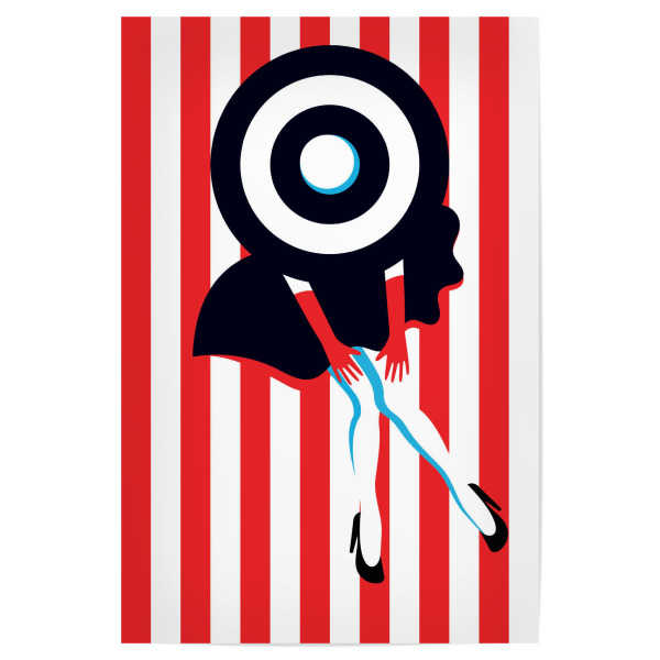Poster 30x20 cm "Center of Attention" artboxONE - Geometrie,Fashion,Für Mama