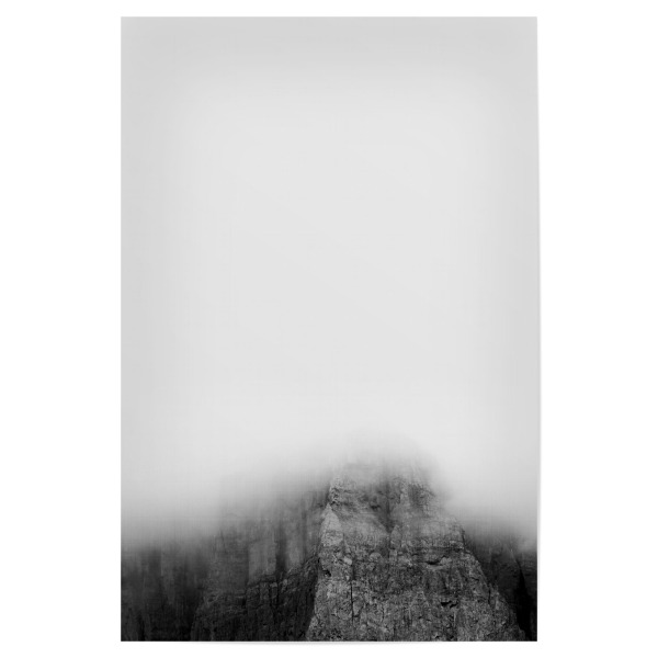 Poster 30x20 cm "Mountain" artboxONE - Natur,Reise,Schwarzweiß