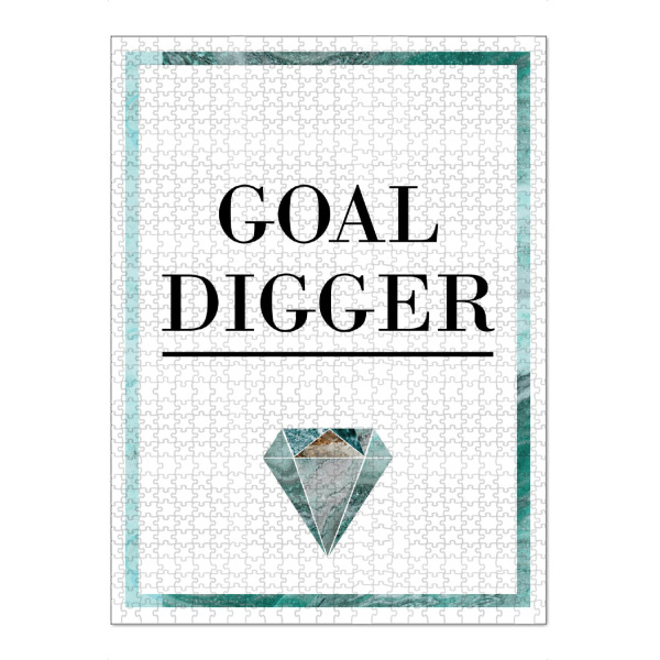 Puzzle Ravensburger "Goal Digger" artboxONE - Abstrakt,Geometrie,Marmor