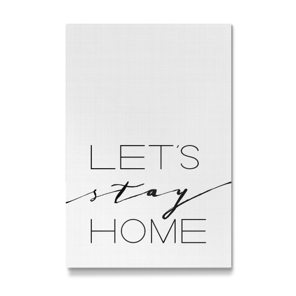 Galerie-Print "Let's Stay Home 2" 30x20 cm artboxONE