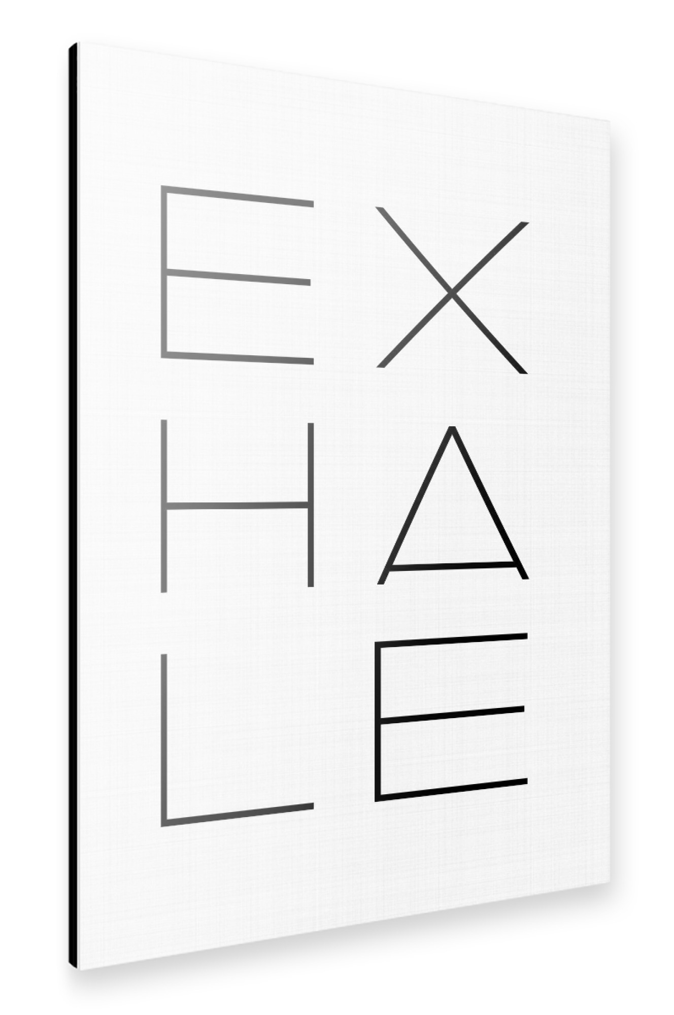 Alu-Dibond "Exhale" 30x20 cm artboxONE