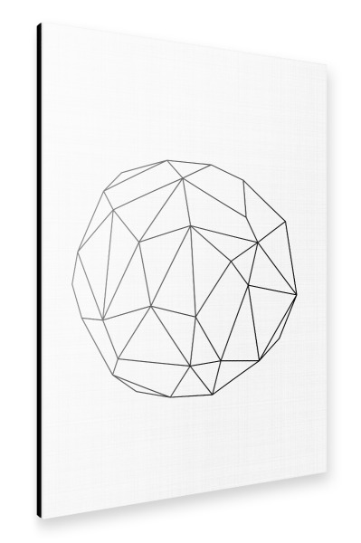 Alu-Dibond "Geometric Art II" 30x20 cm artboxONE