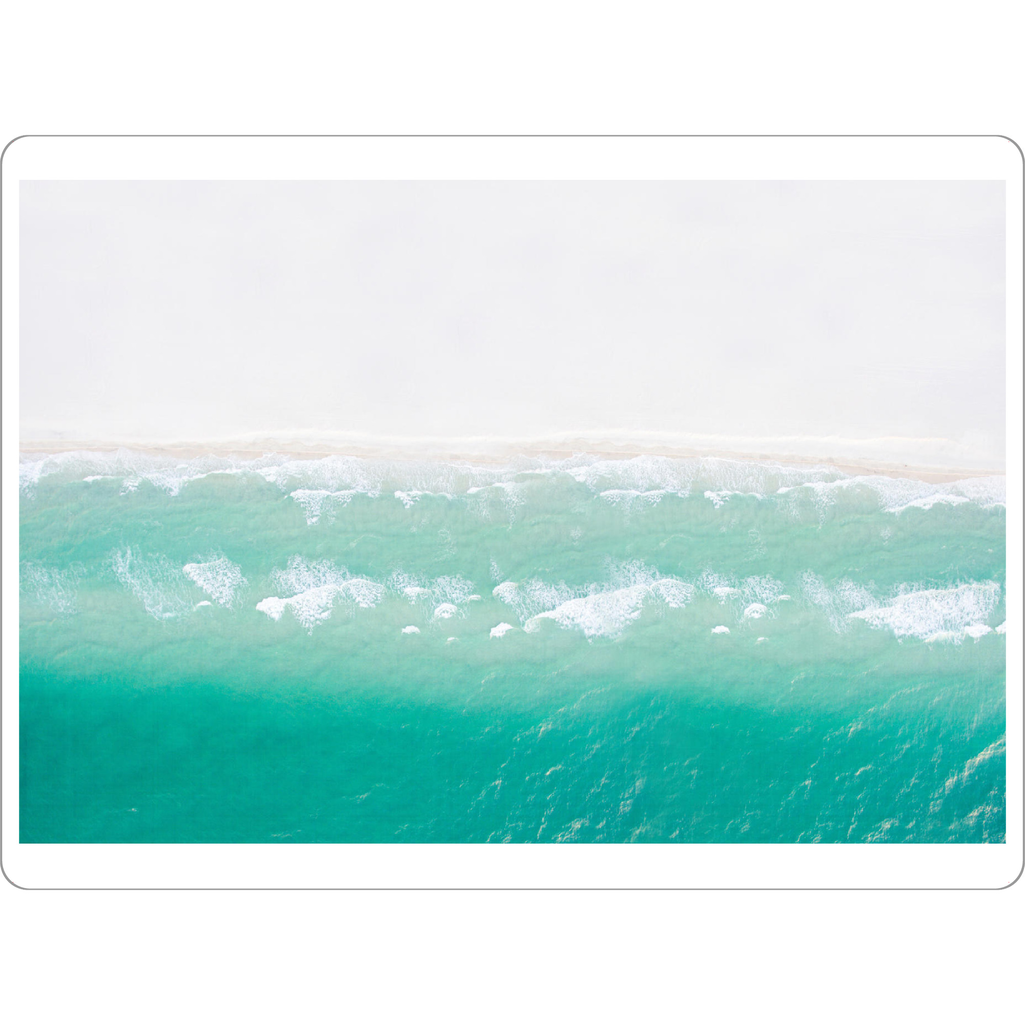Tischset "Beach from Above" artboxONE - Natur,Reise,Reise / Strand und Meer
