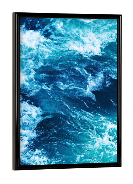 Poster mit schwarzem Rahmen "Ocean Waves" artboxONE - Natur,Reise,Reise / Strand und Meer