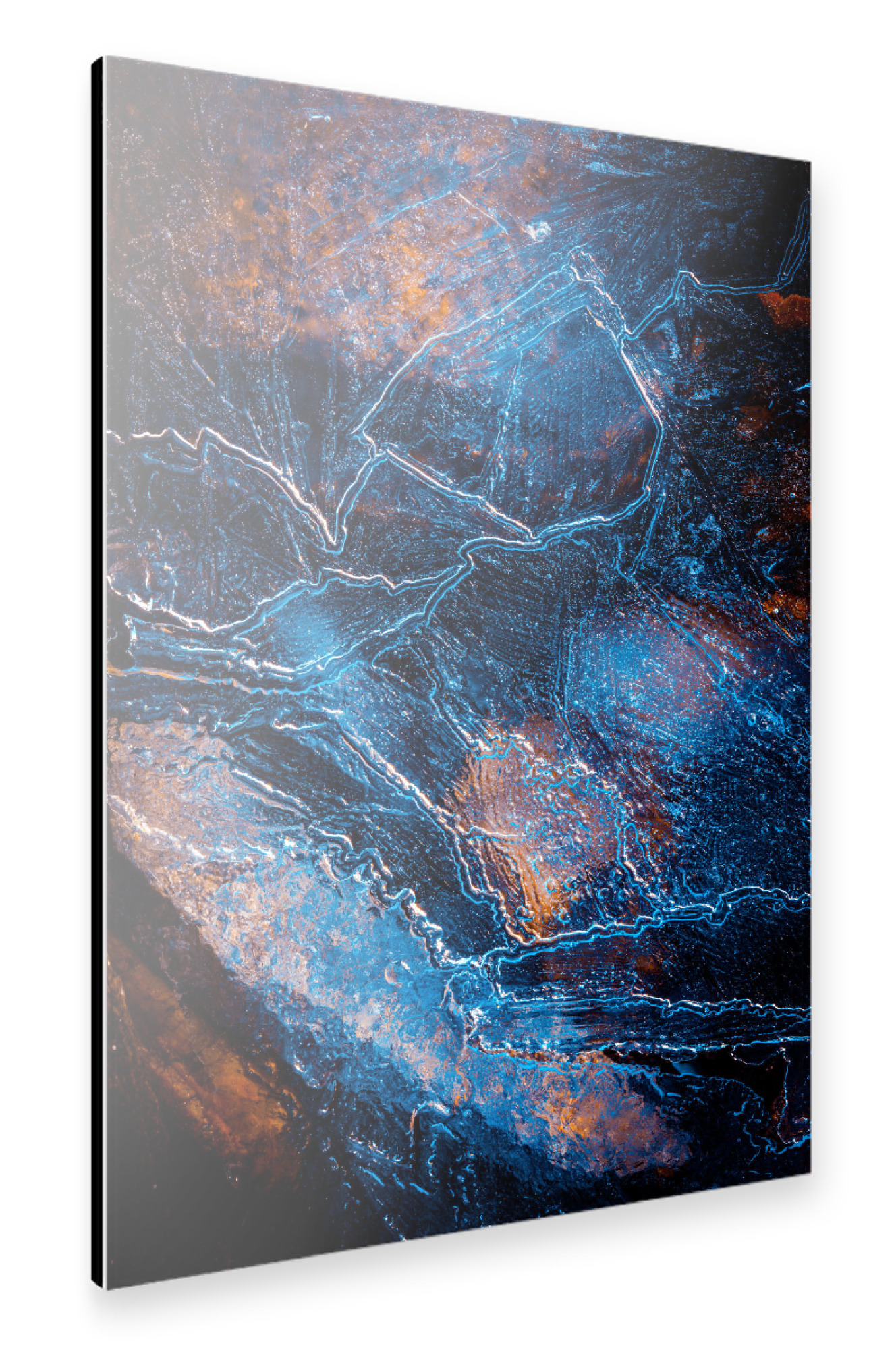 Alu-Dibond "Eisblitz VI" 75x50 cm artboxONE