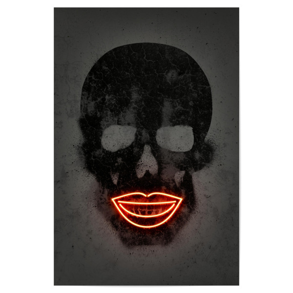 Poster "Skull 2" artboxONE - Menschen,Streetart,Männer