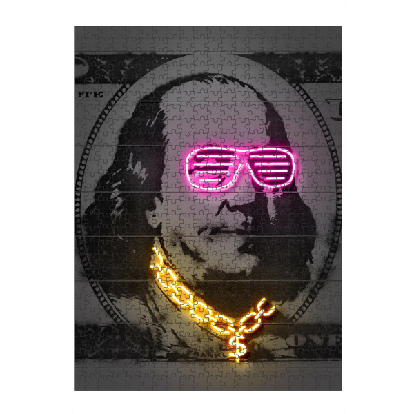 Puzzle Ravensburger "Franklin" artboxONE - Menschen,Streetart