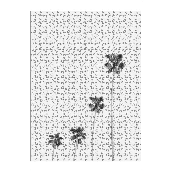 artboxONE Puzzle "Palms" artboxONE - Natur,Floral,Schwarzweiß,Reise / Strand und Meer,Festivals