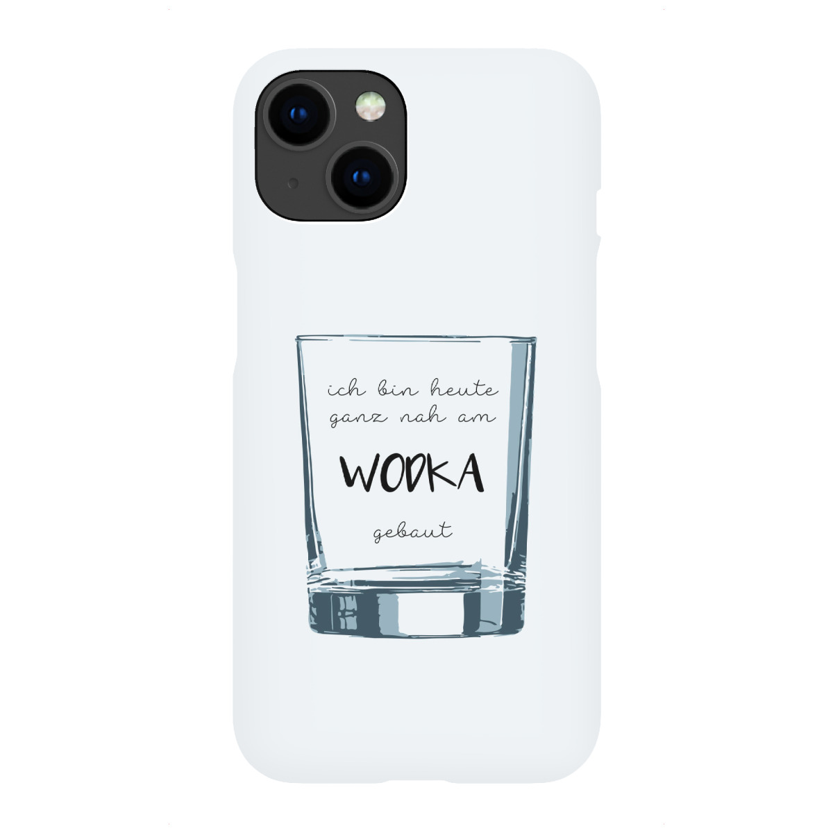 "Nah am Wodka gebaut"für iPhone - Premium-Case Handyhülle artboxONE