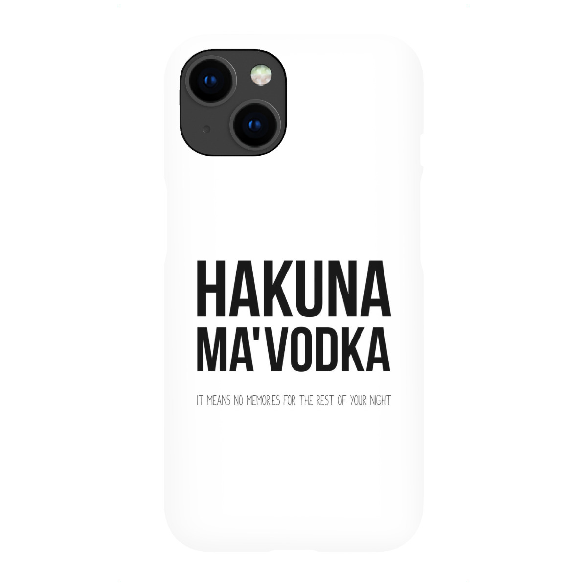 "Hakuna Ma'Vodka"für iPhone - Premium-Case Handyhülle artboxONE