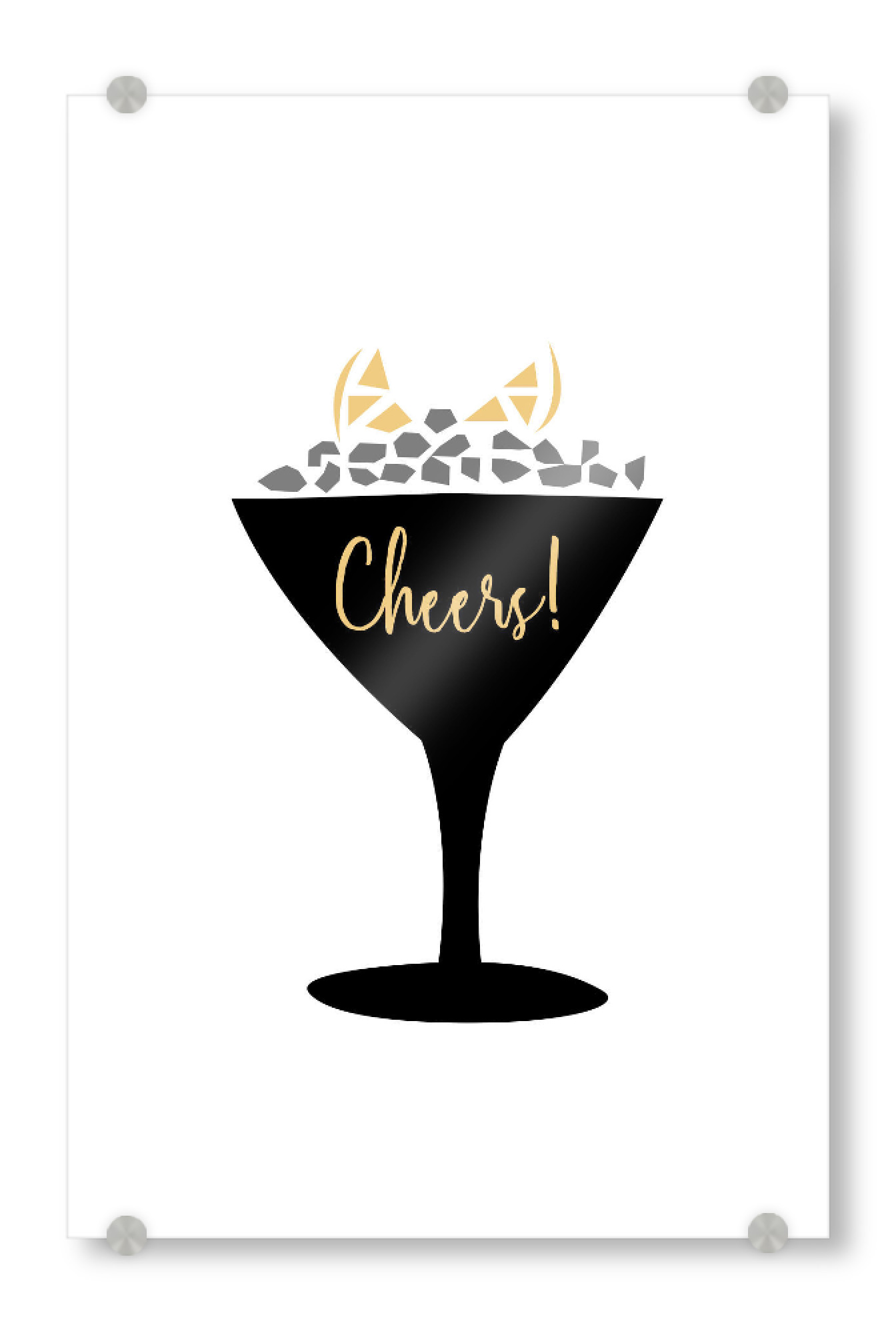 Acrylglasbild "Cheers" artboxONE - Essen & Trinken,Für Papa,Männer,Essen & Trinken / Alkohol