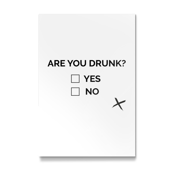 Galerie-Print "Are you drunk" 30x20 cm artboxONE