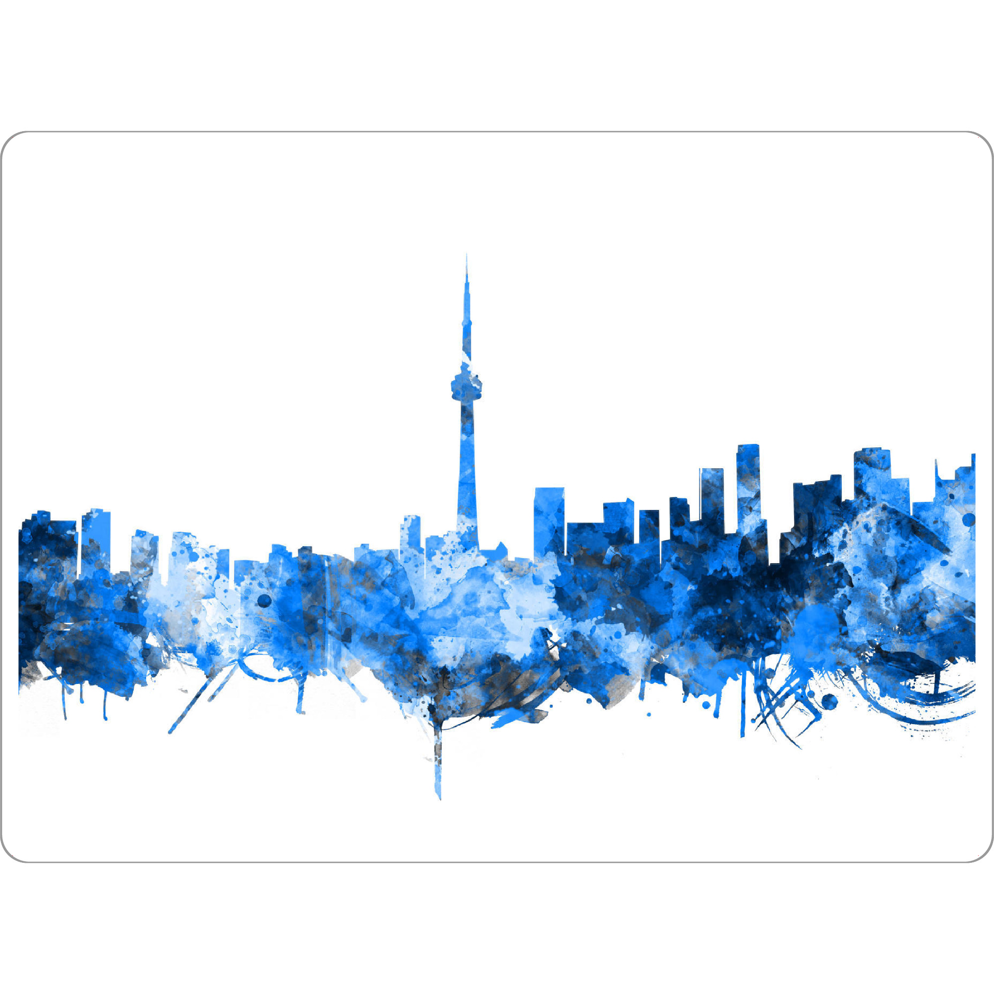 Tischset "Toronto city skyline blue" artboxONE - Städte,Reise,Architektur