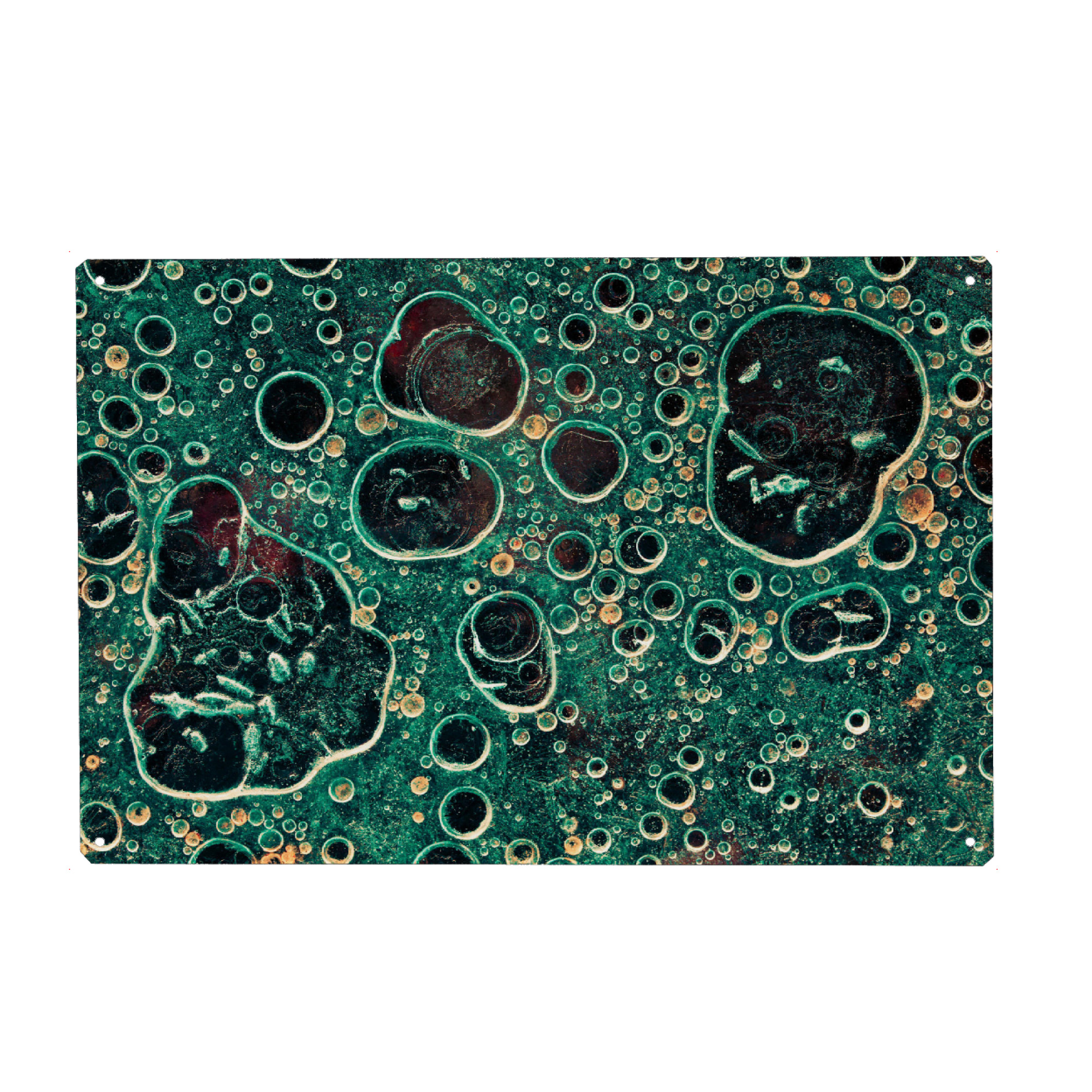 Metall Poster "Eiskunst XLVIII" artboxONE - Natur,Abstrakt