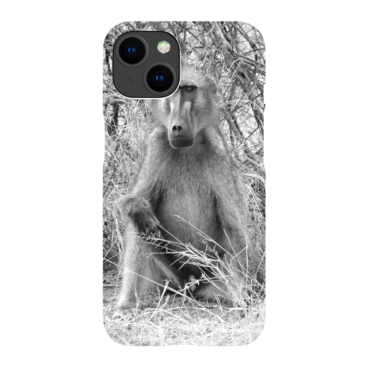 "Pavian sw 65"für iPhone - Premium-Case Handyhülle artboxONE