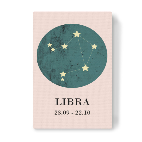 Leinwandbild "Libra 2" artboxONE - Typografie,Natur,Für Kinder