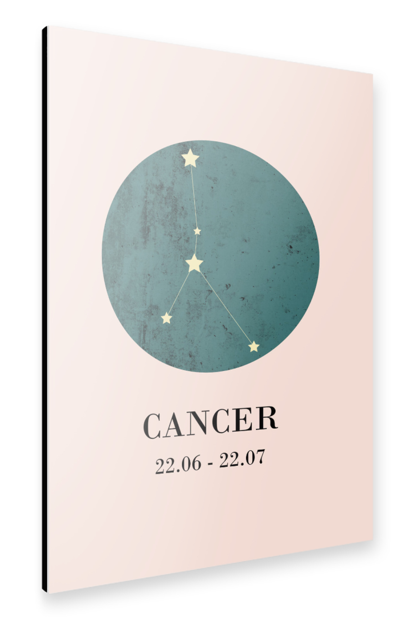 Alu-Dibond "Cancer 2" 30x20 cm artboxONE