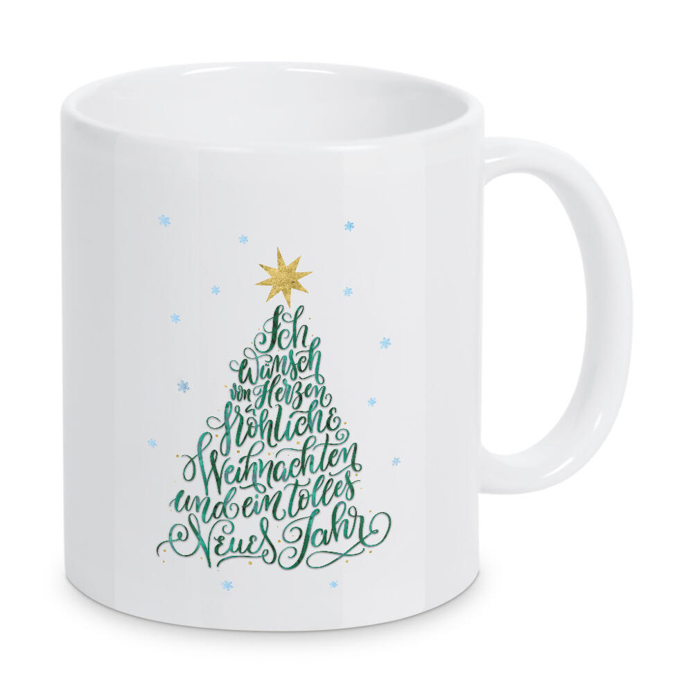Tasse "Frohes XMas Fest" artboxONE - Typografie,Weihnachten